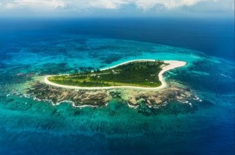 L'île de Bird Island aux Seychelles